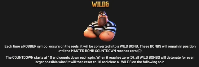 Robber turns into Wild bomb